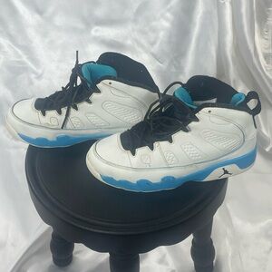 Nike Kids White and Blue Sneakers